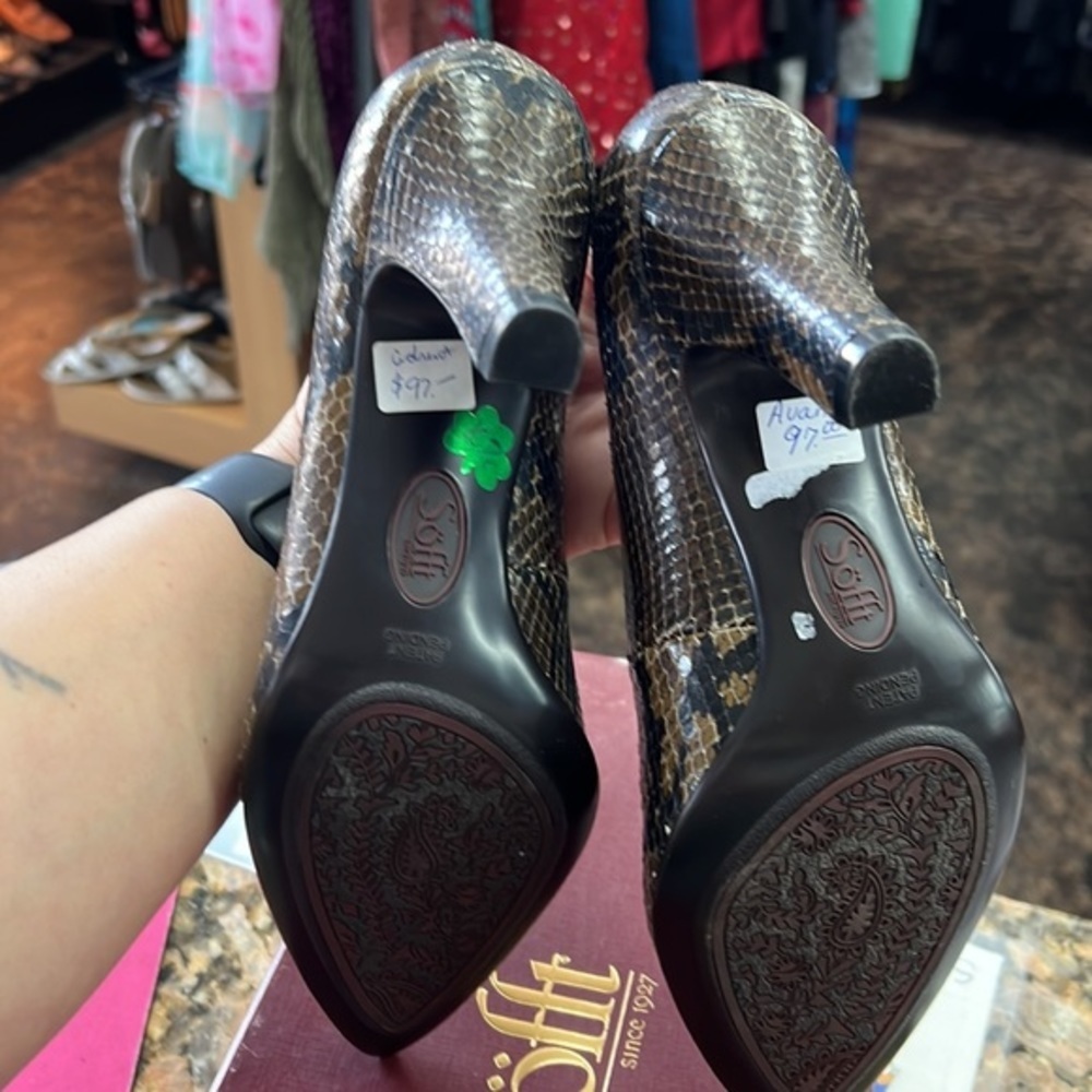 Sfft Avant Mocha Python Print Pump In Box Size 7.5 - image 7